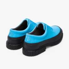 Camper Neon Blue / Black Formal Shoes Mens - Pix Online Ireland | DKZLN1478